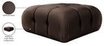 Orin - Velvet Performance Fabric Upholstered Modular Ottoman