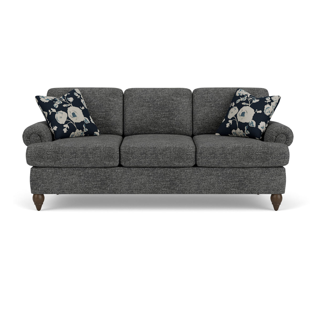 Moxy - Fabric Sofa, T-Shaped Seat Cushion, Rolled Arms