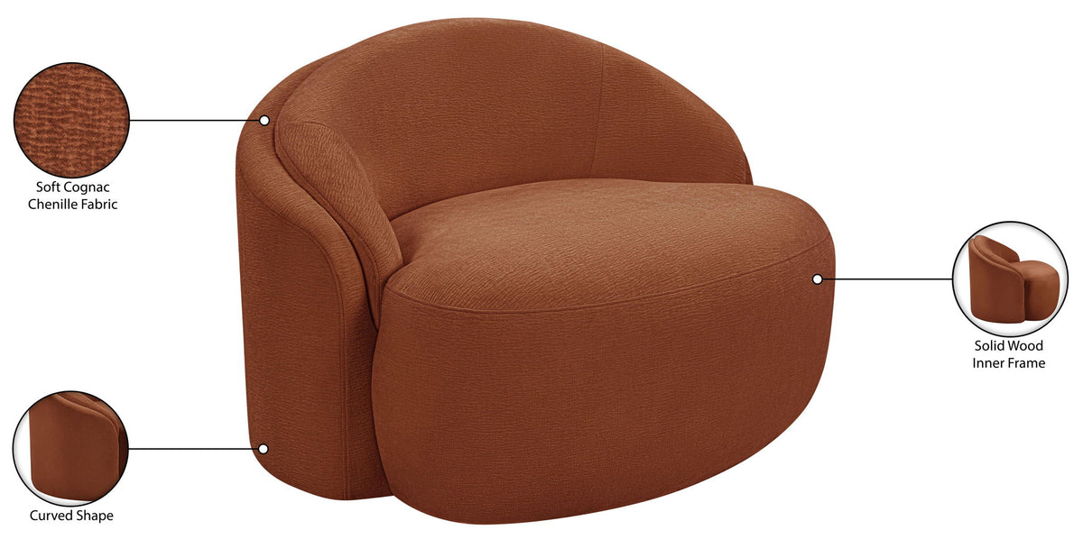 Caspian - Chenille Fabric Upholstered Chair