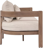 Newport - Water Resistant Fabric 86.75" Upholstered Outdoor Patio Sofa