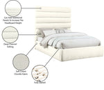 Adam - Chenille Fabric Bed With 70.5" Headboard