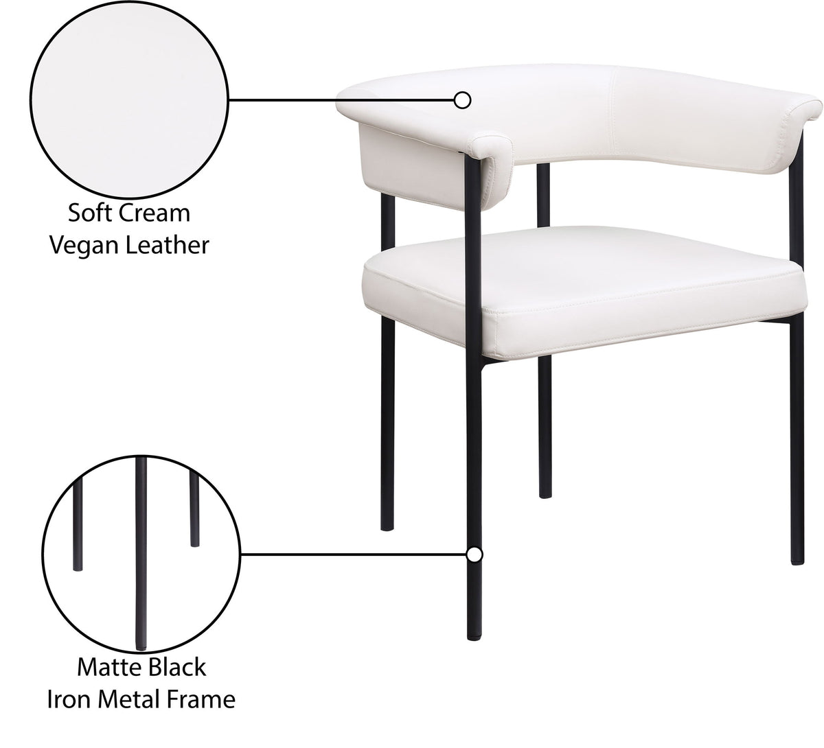 Malin - Faux Leather Dining Chair (Set of 2)