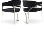 Madelyn - Dining Chair (Set of 2) - Brushed Chrome