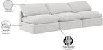 Indulge - Velvet 3 Seat Modular Armless Sofa