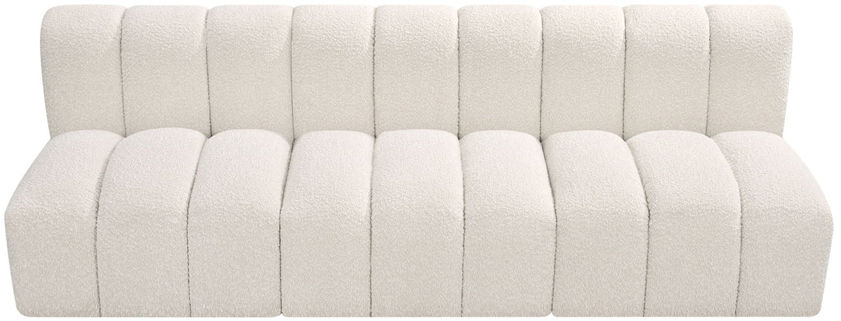 Arc - Boucle Fabric 3 Seats Modular Sofa