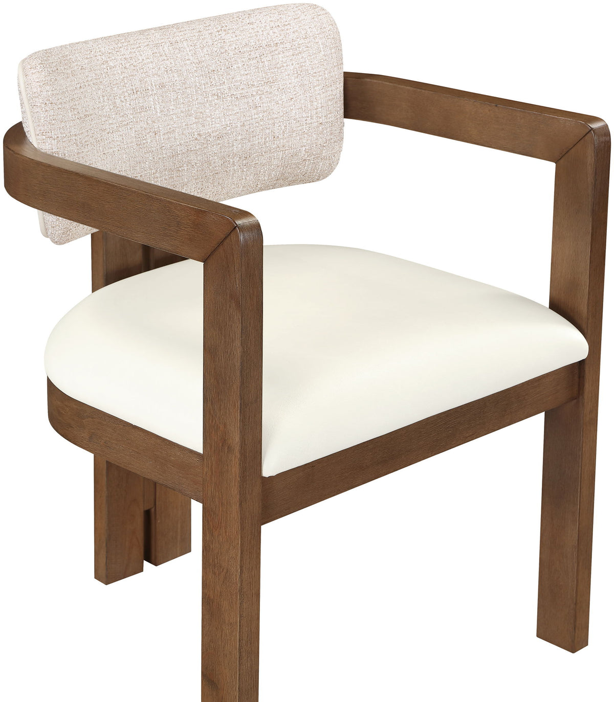 Ravina - Upholstered Dining Chair With Stained Brown Base (Set of 2)