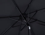 Amalfi - Aluminum Patio Umbrella - Light Brown Base / Black Pole