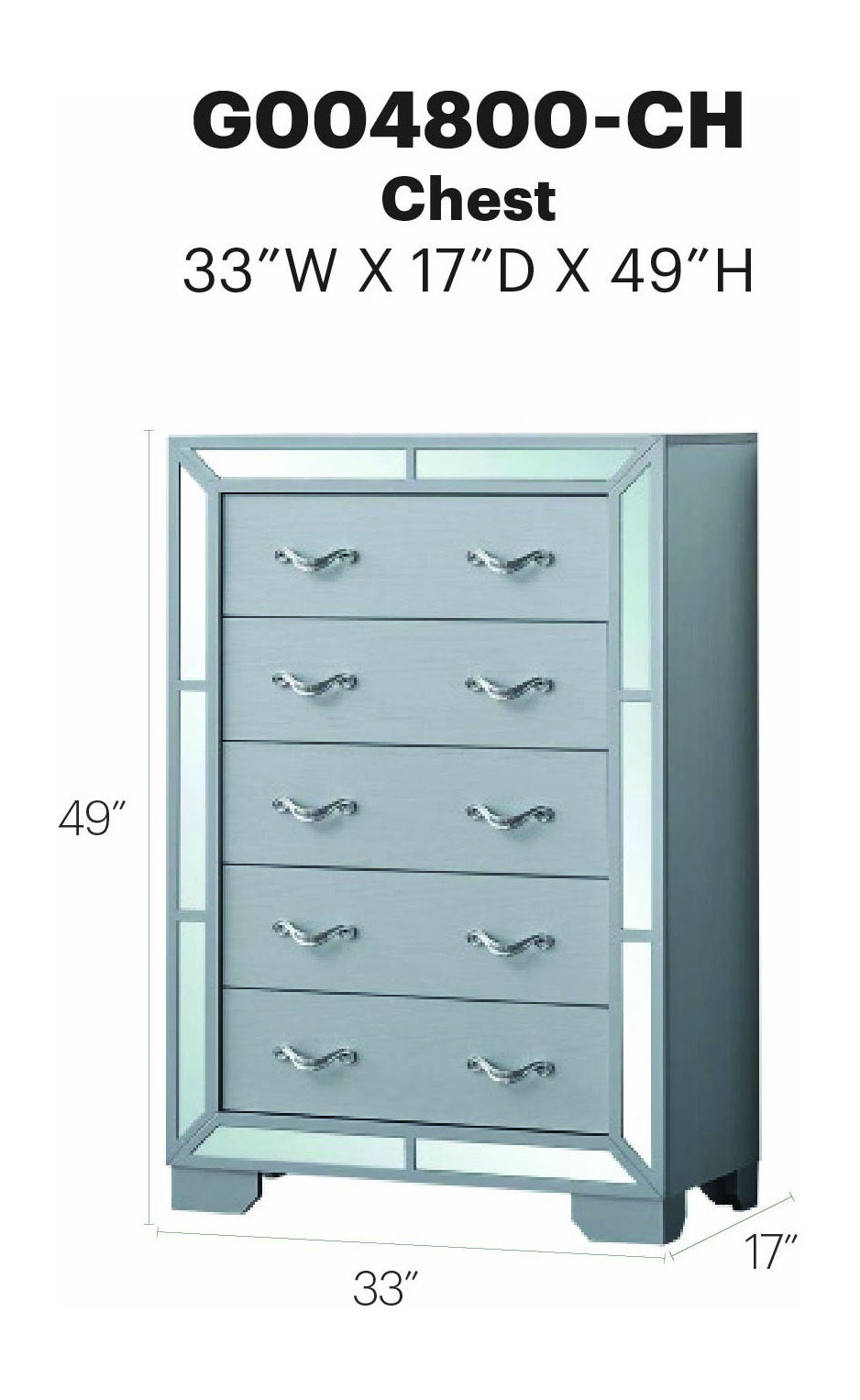 Murry - Chest - Silver