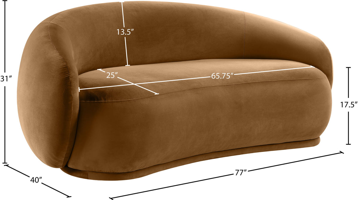 Emery - Velvet Loveseat