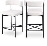Rivage - Durable Stool With Black Frame (Set of 2)