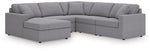 Modmax - U-Shaped Sectional - Granite