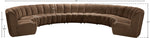 Infinity - 9 Piece Velvet Modular Sectional