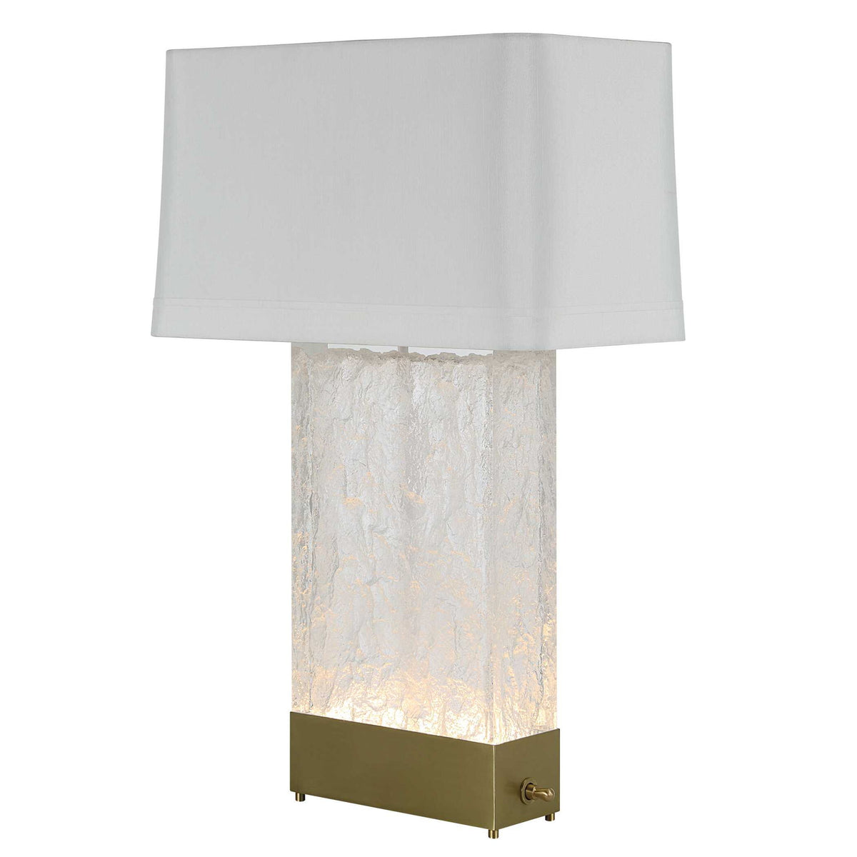 Lit Glacier - Table Lamp - White