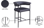 Malin - Faux Leather Counter Stool (Set of 2)