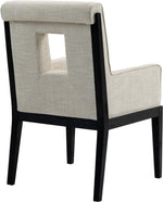 Gwendolyn - Dining Arm Chair With Black Frame