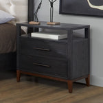 Waterfall - Nightstand - Deep Ebony