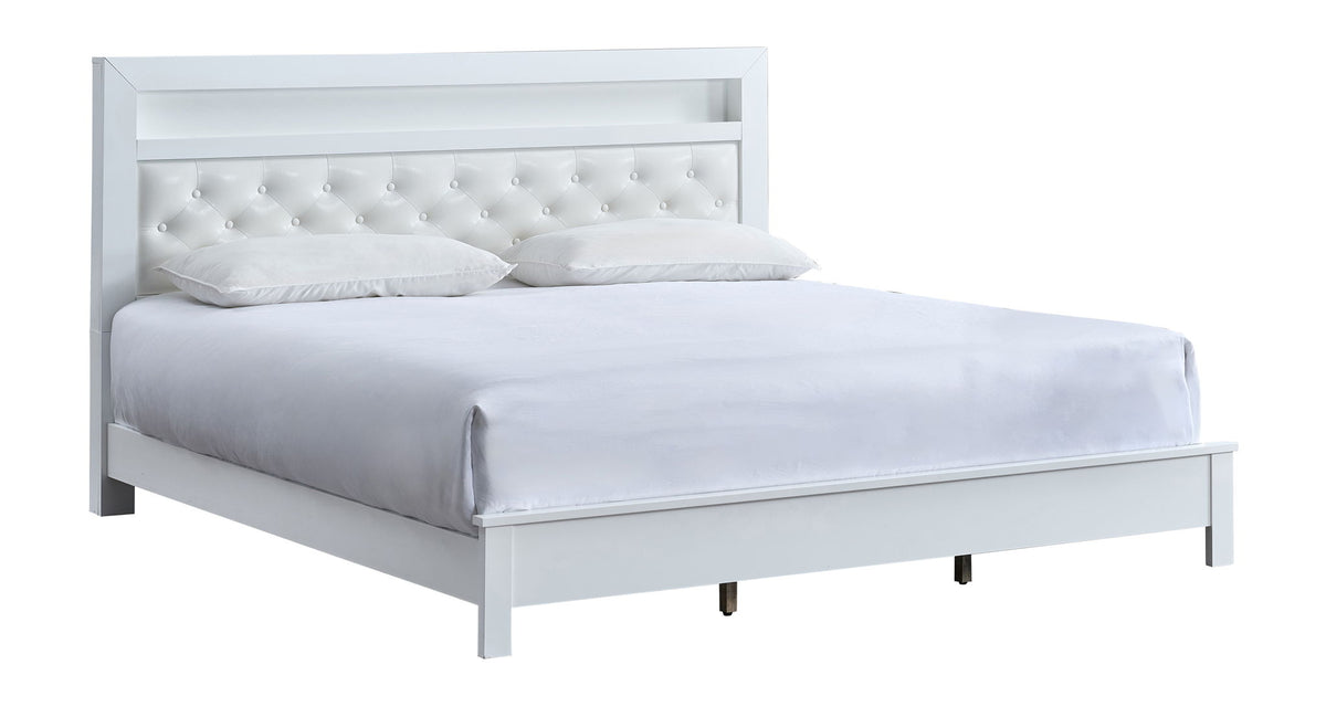 Glory Furniture - Burlington - Bed With Upholstered Headboard