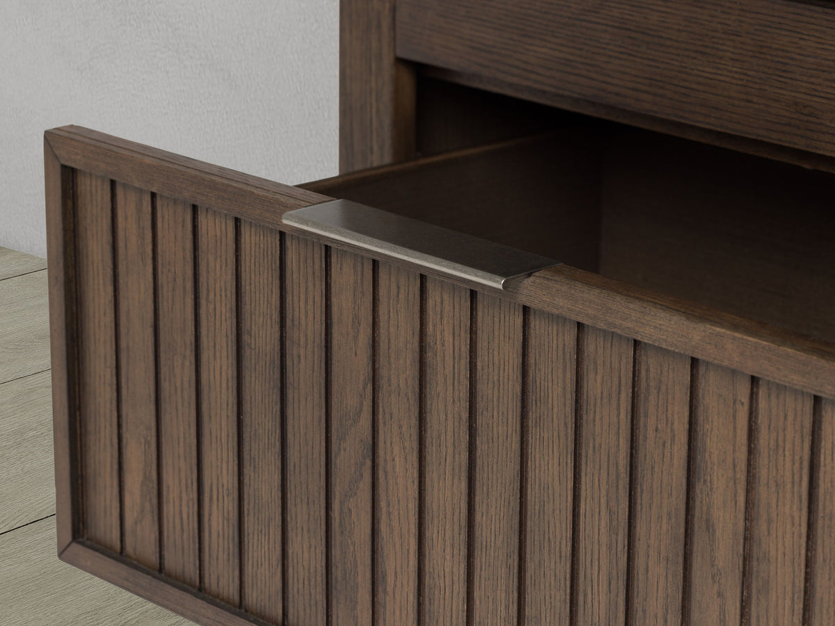 Athens - Open Nightstand - Dark Brown