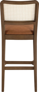 Atrium - Upholstered Bar Stool (Set of 2) - Brushed Brown Frame