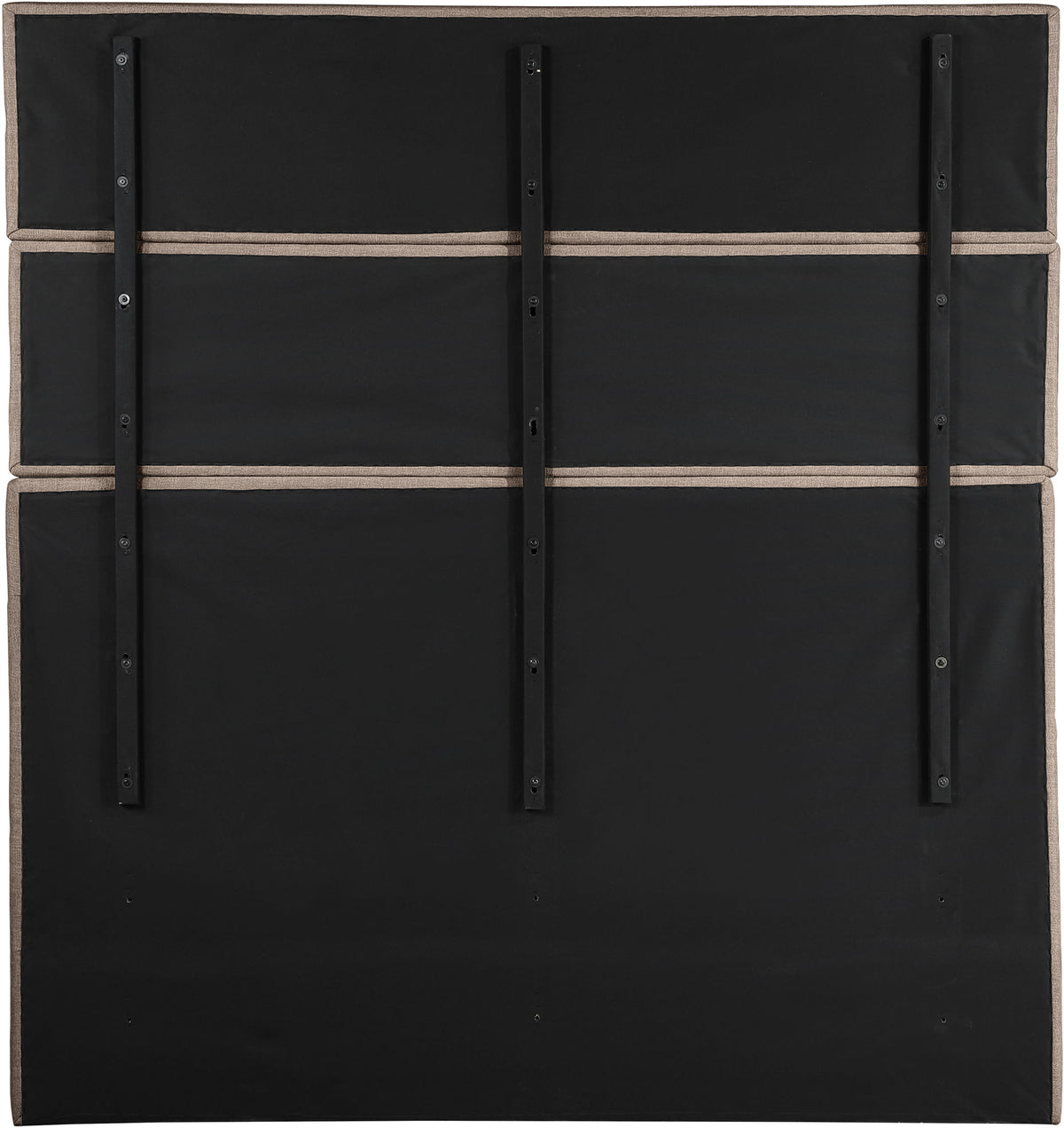 Adam - Linen Fabric Bed With 89" Headboard