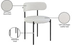 Beacon - Faux Leather Dining Chair With Black Legs (Set of 2)