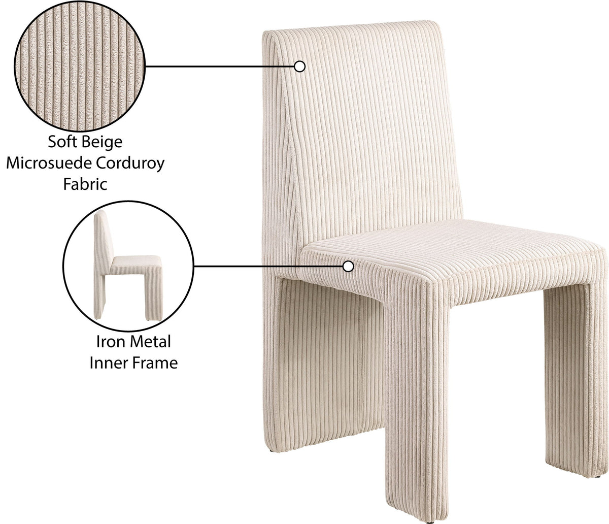 Benson - Microsuede Dining Chair (Set of 2)