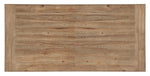 Vineyard Row - Rectangle Dining Table With 2-20" Leaves - Light Brown
