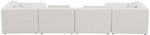 Cube - Linen 6 Piece Modular Double Chaise Sectional