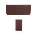 Nadine - Sideboard - Deep Burgundy