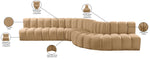 Arc - Velvet 7 Piece Modular Sofa