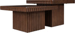 Spencer - 15" Oak Veneer 2 Piece Coffee Table