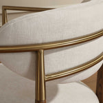 Moxie - Dining Arm Chair - Walnut / White