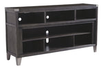 Todoe - LG TV Stand With Fireplace Option - Gray