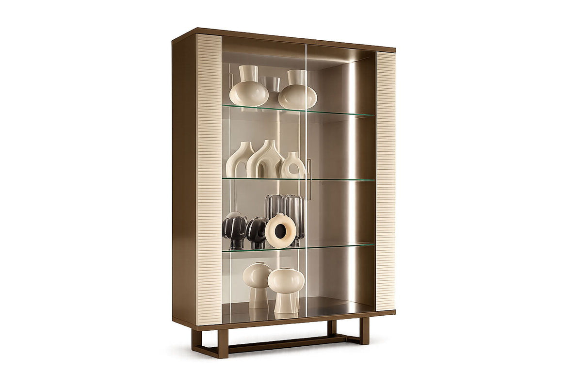 Linea - 2 Door China - Light Beige / Brown