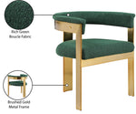 Romeo - Boucle Dining Chair With Gold Base (Set of 2)