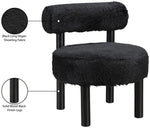Ambre - Vegan Shearling Fabric Upholstered Accent Chair