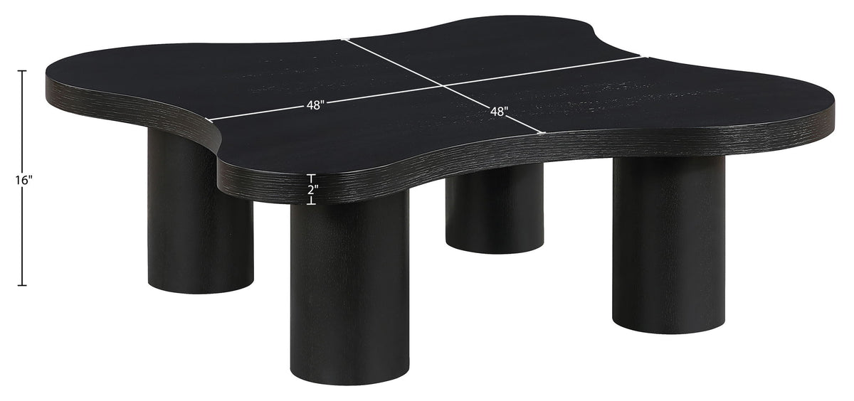 Cove - 48" Oak Veneer And Solid Wood Coffee Table