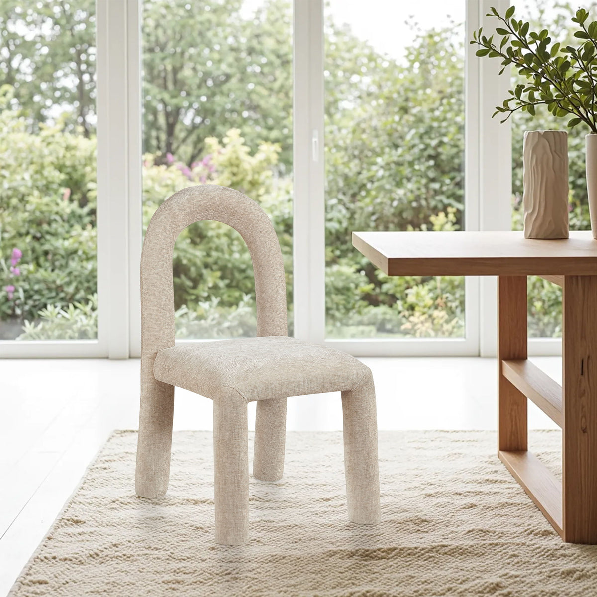 Amari - Chenille Fabric Dining Chair (Set of 2)