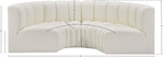 Arc - Faux Leather 4 Piece U-Shaped Modular Sofa