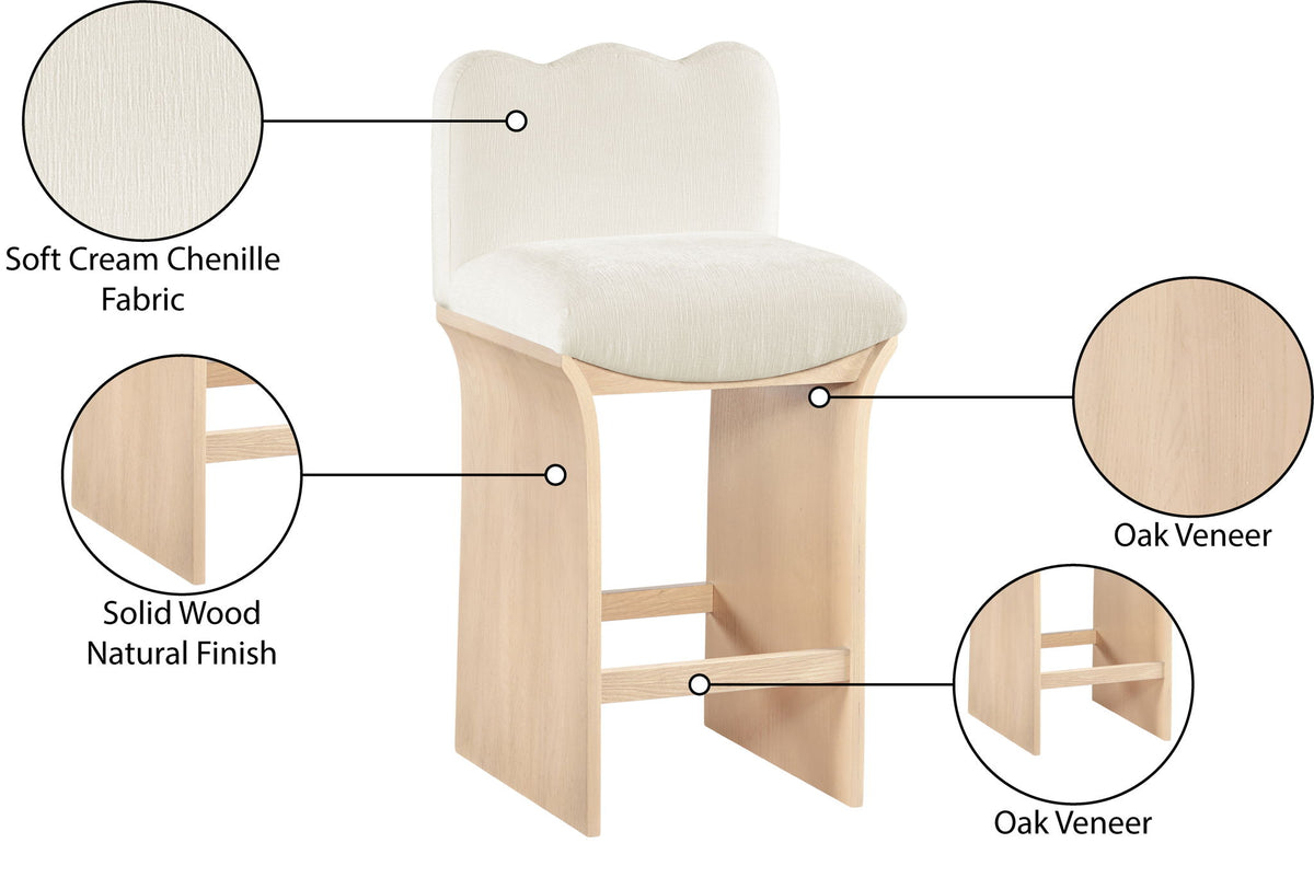 Shaw - Counter Stool - Natural Base