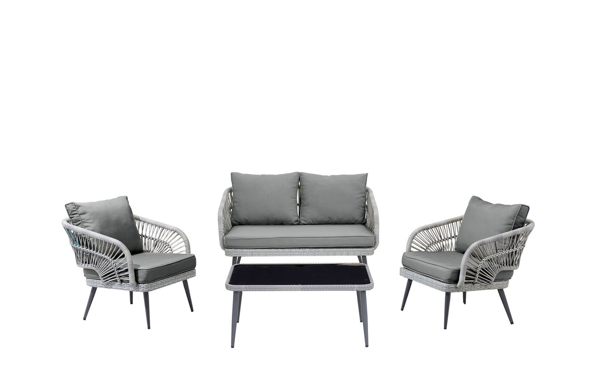 Manhattan Riviera - 4-Piece Conversation Outdoor Set