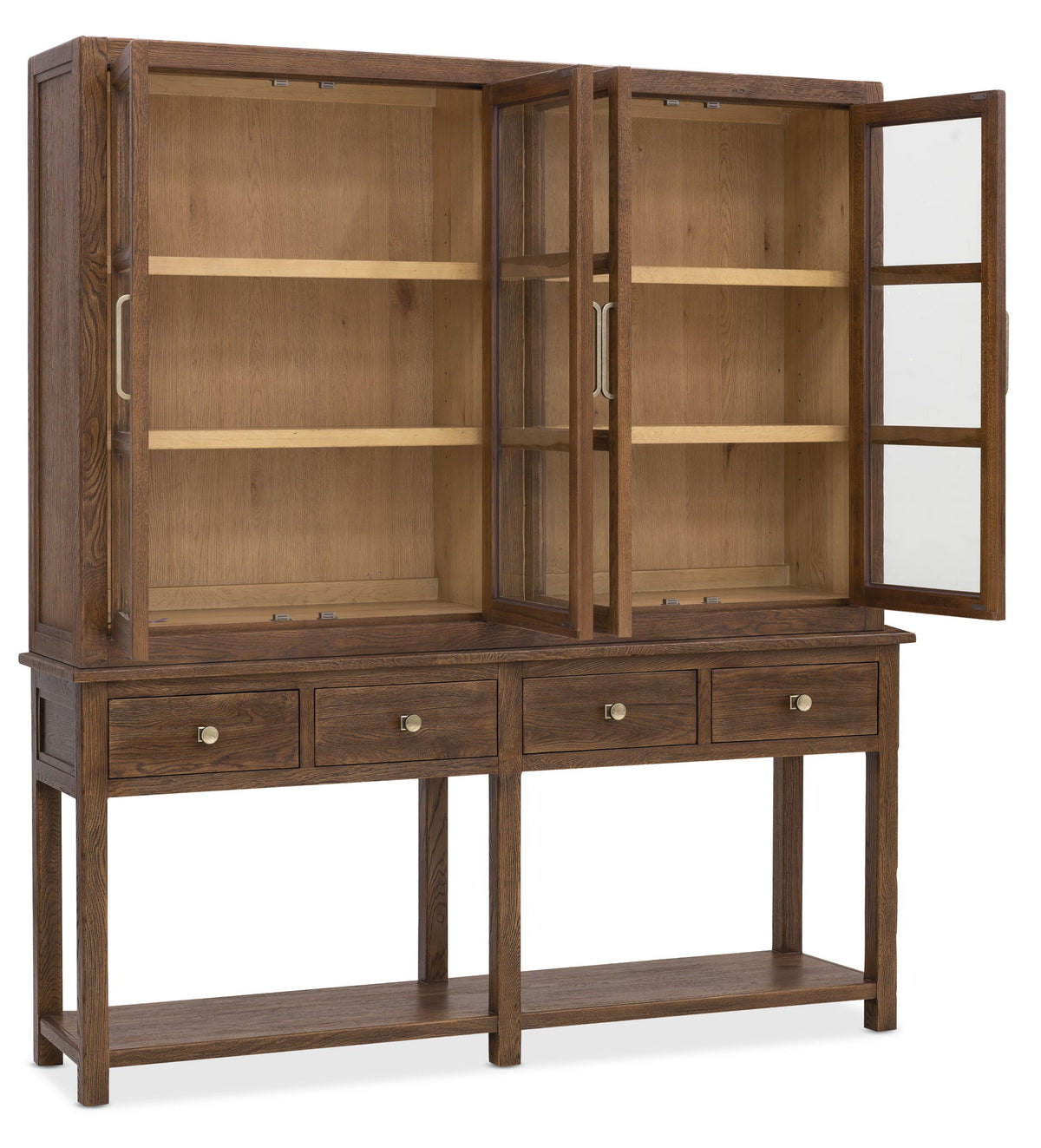 Driftwood - Display Sideboard - Worn Saddle