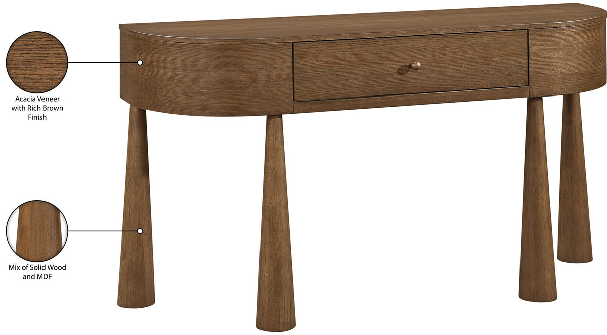 Oasis - Acacia Veneer And Solid Wood Console Table