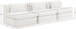 Stellar - 3 Piece 114" Upholstered Modular Armless Sofa