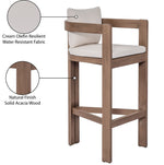 Newport - Water Resistant Fabric Upholstered Outdoor Patio Bar Stool