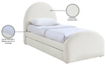 Andaz - Chenille Fabric Upholstered Trundle Bed