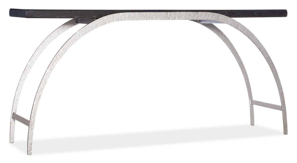 Commerce And Market - Metal And Wood Console - Black