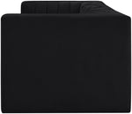 Rummi - Velvet Performance Fabric Upholstered 3 Piece Modular Sofa