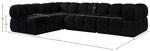 Orin - Fabric Velvet 4 Piece Modular Sectional