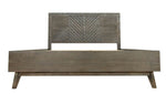 Eastern King Daisy Mid-Century Dark Acacia Bed by VIG Furniture - View 4
